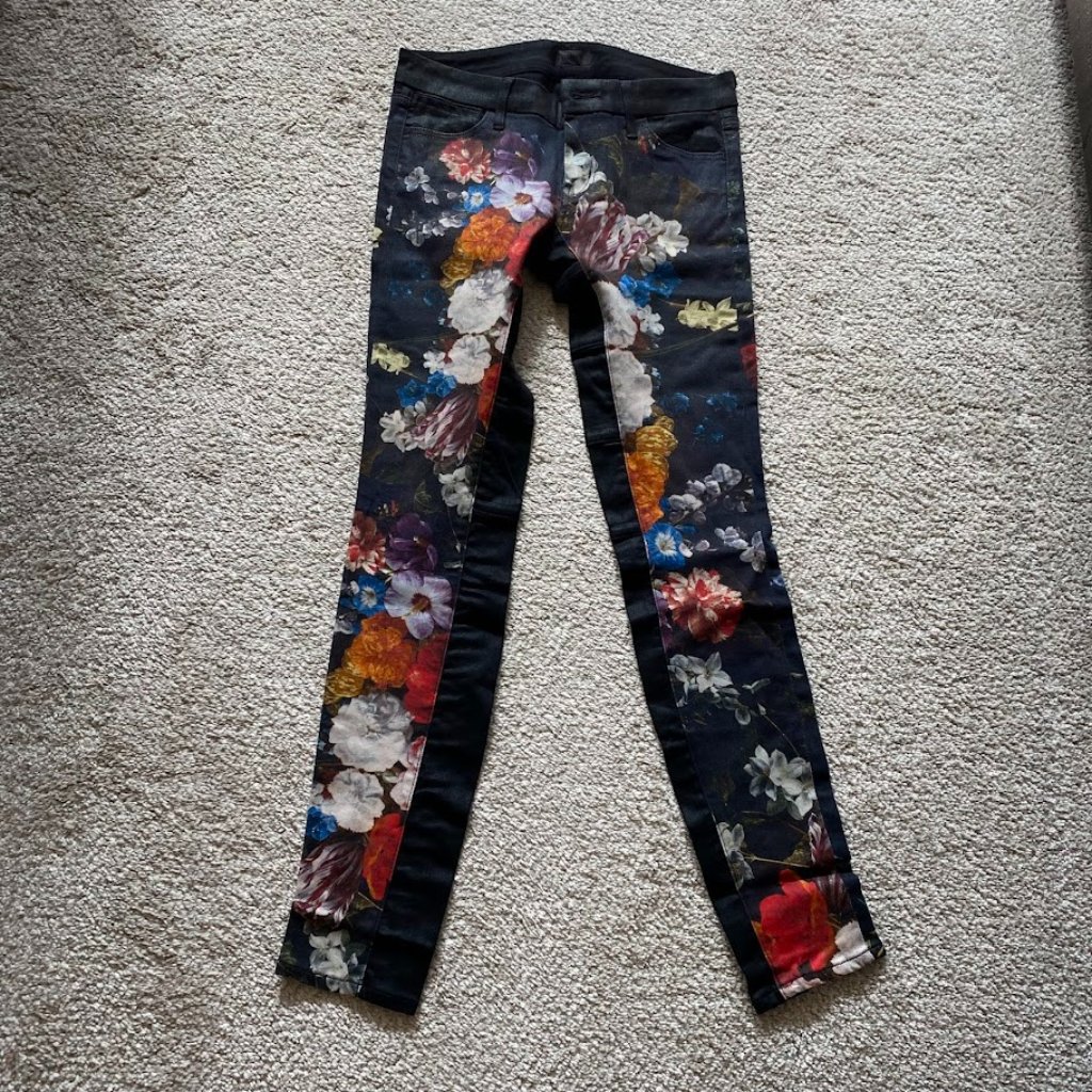 Koral Floral Coated Denim - 26